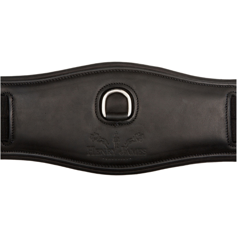 2024 Henry James Saddlery Symmetry Anatomic Short Girth GRTH-01-SHT - Black
